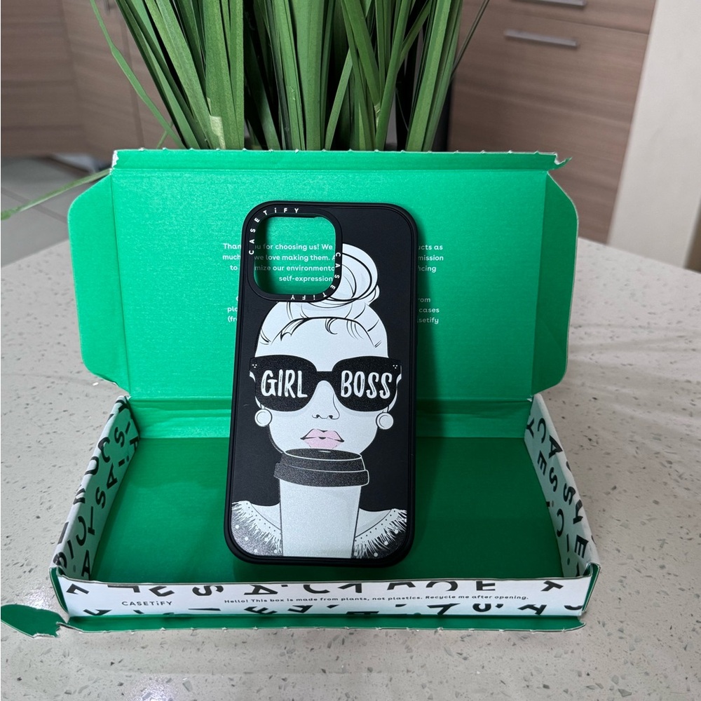 Casetify Girl 👧🏻 Boss Case for iPhone 14 Pro Max.